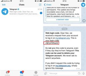 Xóa tài khoản Telegram trên điện thoại Android, IOS 2