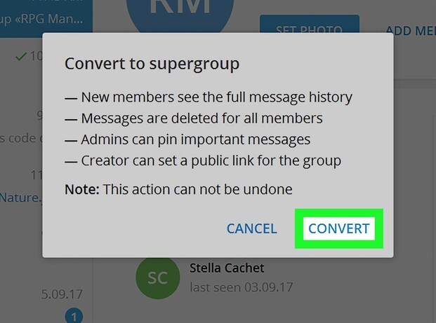 Tạo nhóm chat 200.000 thành viên trên Telegram 