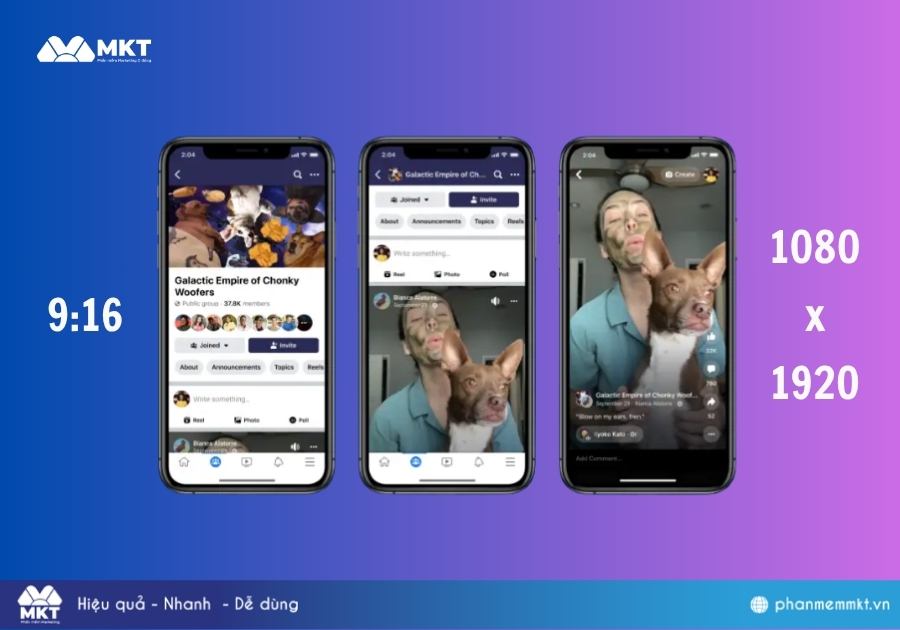 Kích thước video reels Facebook Kích thước video reels Facebook