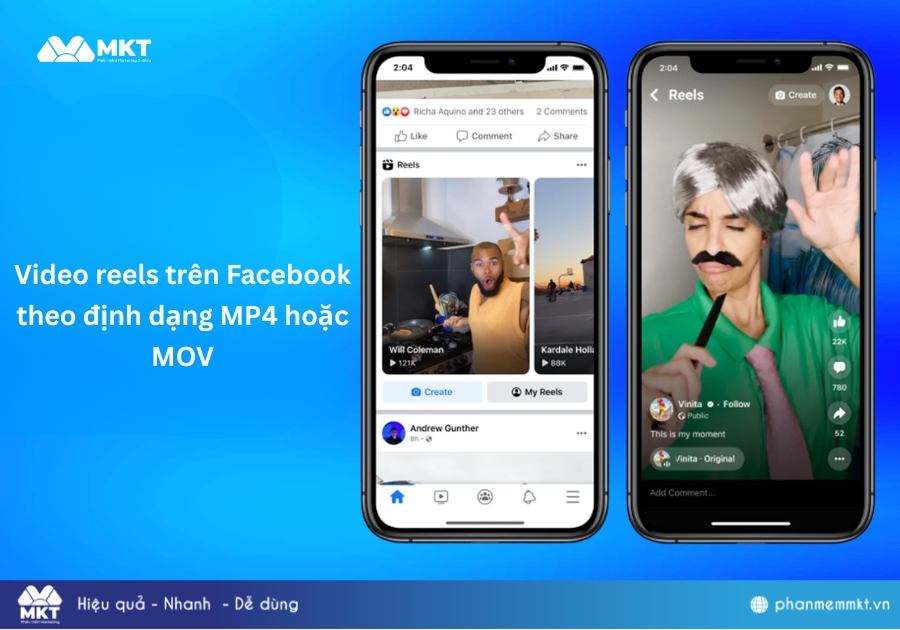 Kích thước video reels Facebook Kích thước video reels Facebook