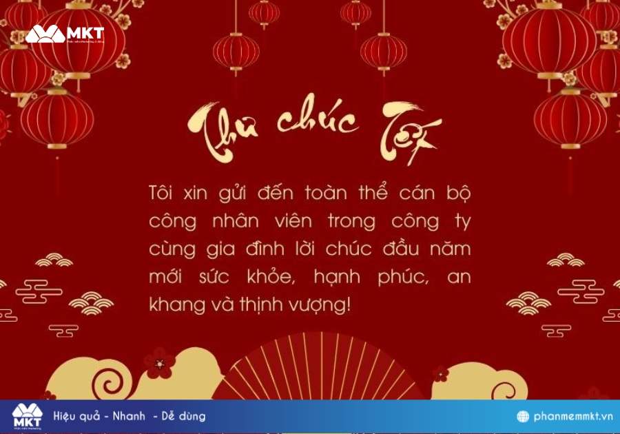 Mẫu thư chúc Tết