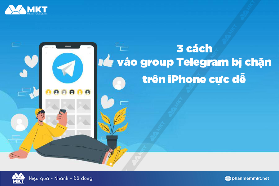 Cách vào group Telegram bị chặn trên iPhone