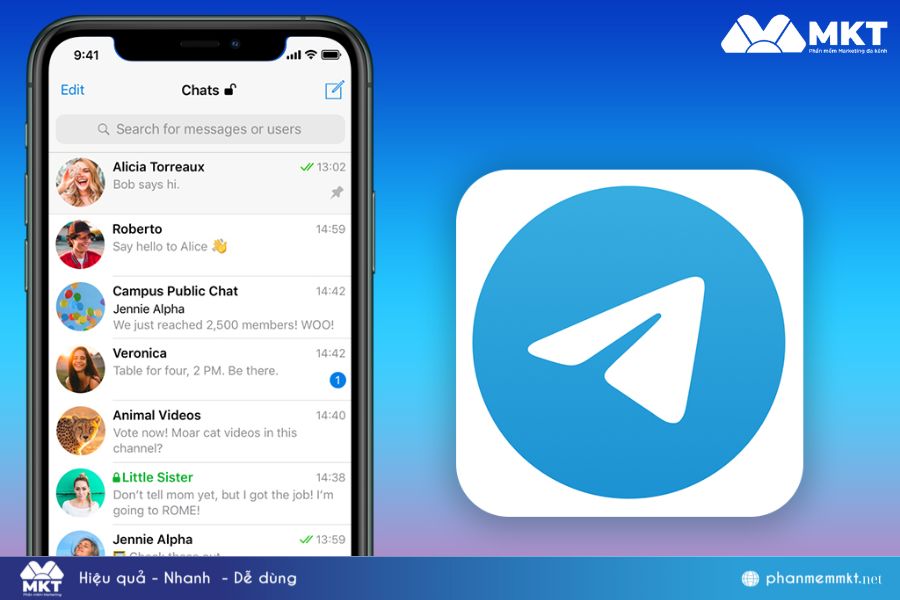 Tạo kênh Telegram cho doanh nghiệp 