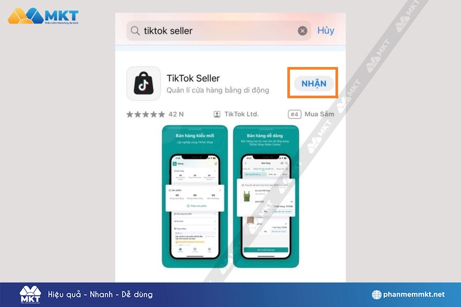 Tải ứng dụng TikTok Seller về điện thoại