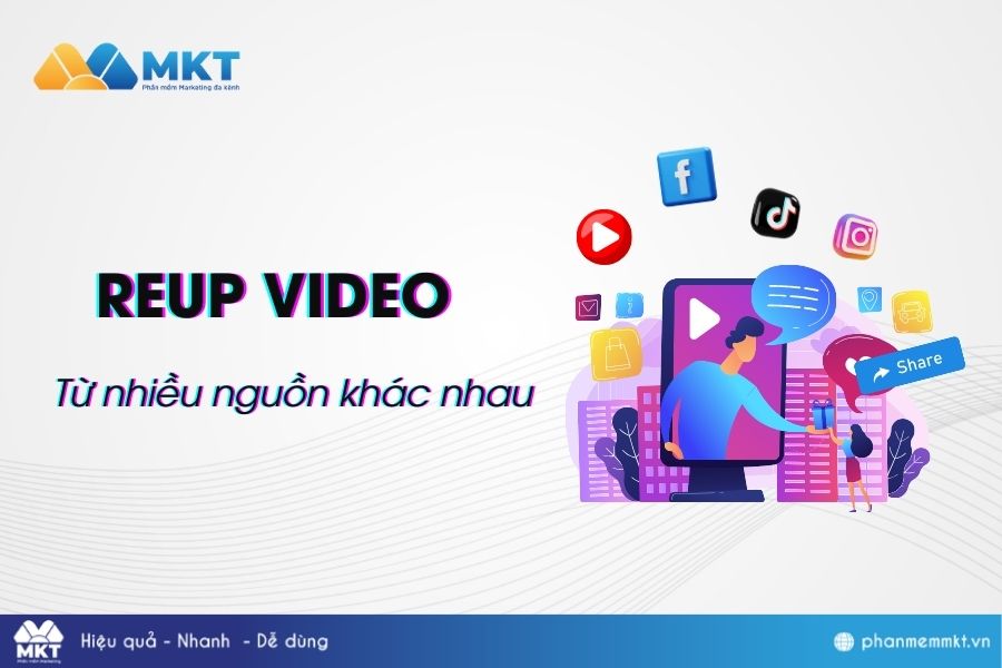 reup video Tiktok kiếm tiền