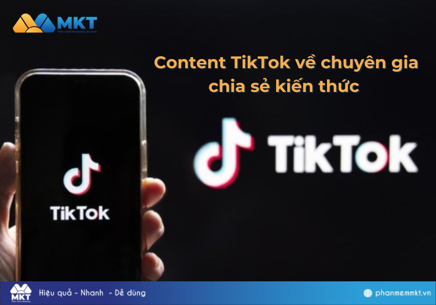 Cách tạo content TikTok: Dạng chuyên gia chia sẻ trên TikTok