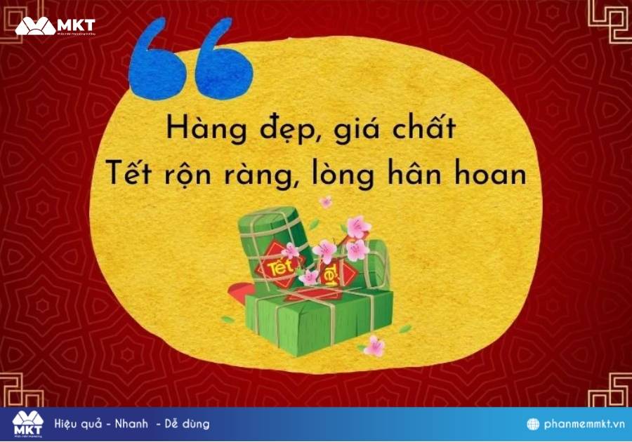 Slogan bán hàng Tết 2026