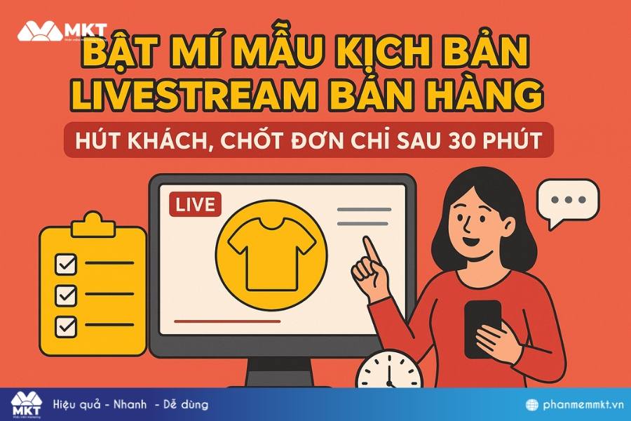 Mẫu kịch bản livestream bán hàng