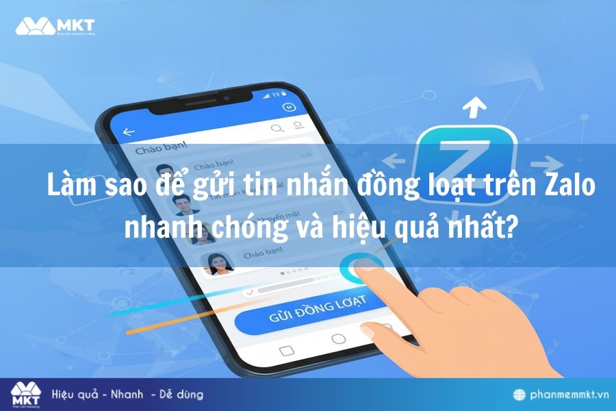 Làm sao để gửi tin nhắn đồng loạt trên Zalo