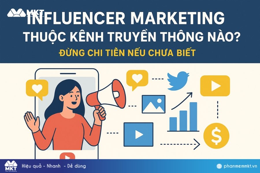 Influencer Marketing thuộc kênh truyền thông nào