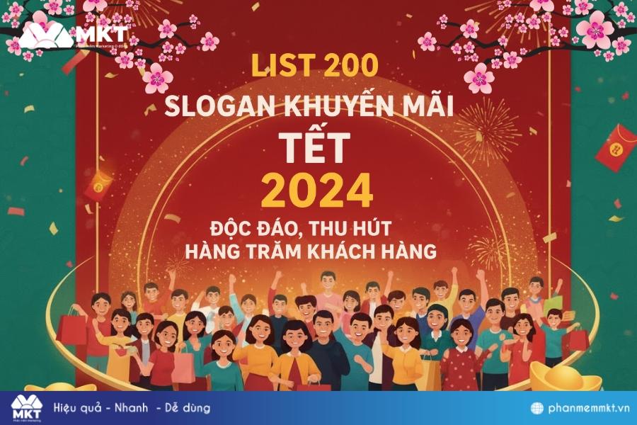 Slogan khuyến mãi Tết 2024