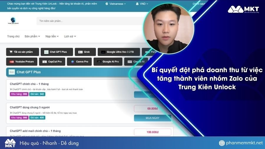 Bán hàng trên Zalo
