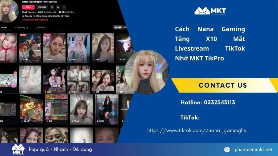 Bí quyết Nana Gaming livestream
