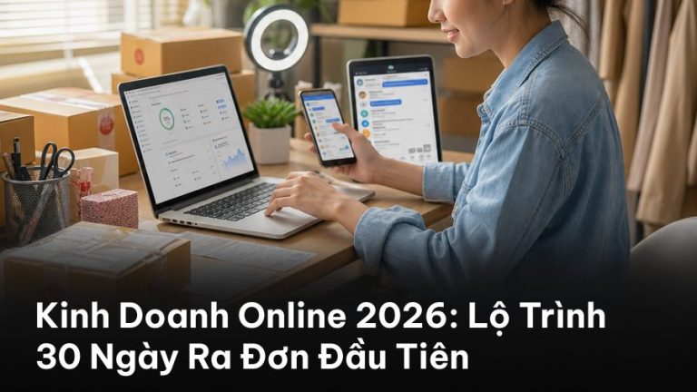 Kinh Doanh Online 2026: Lộ Trình 30 Ngày Ra Đơn Đầu Tiên