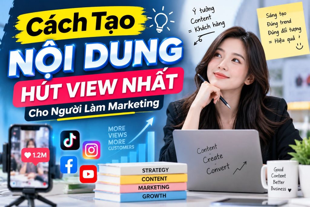 Cách Tạo Nội Dung Hút View Nhất Cho Người Làm Marketing